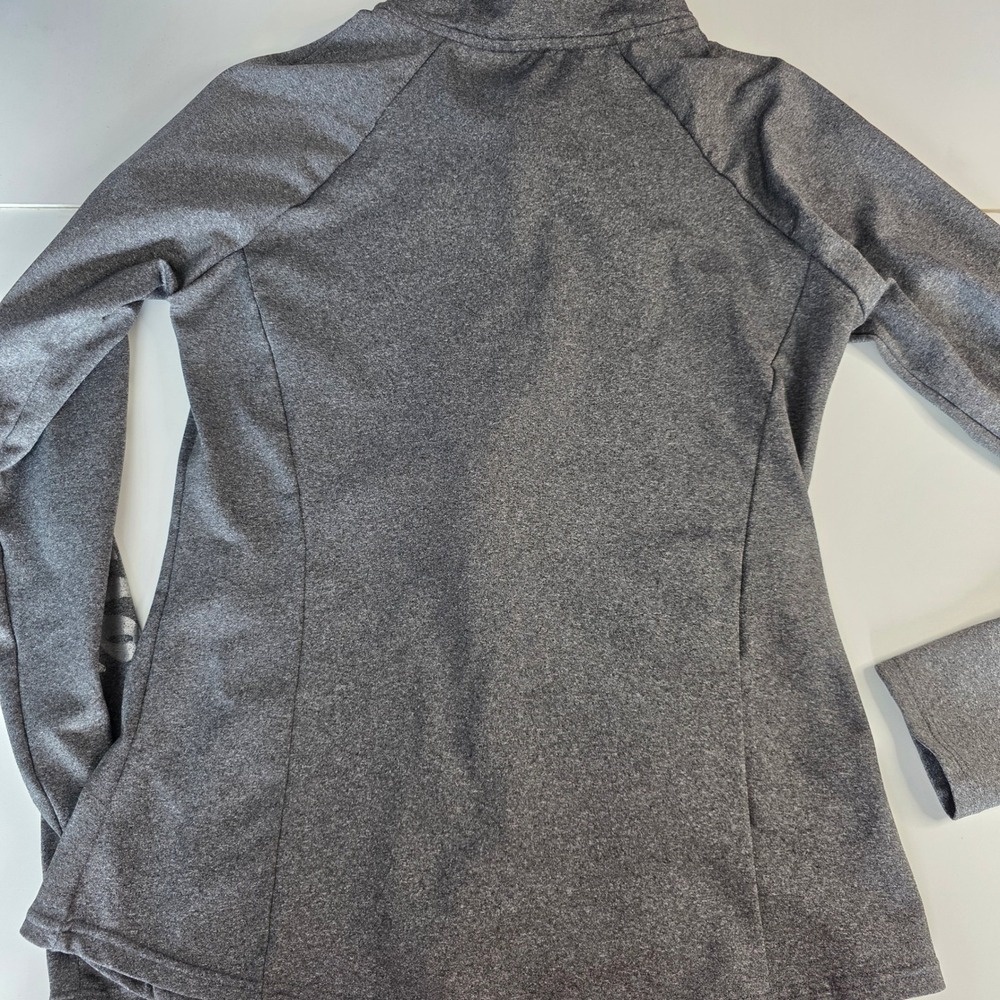 Aeropostale Sport Womens Gray Full Zip Hoodie Jacket Long‎ Sleeve Thumbholes Med - Picture 5 of 9